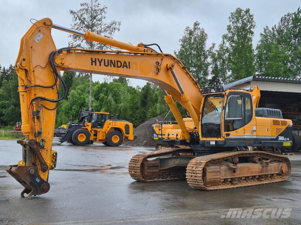 Hyundai R 380 LC-9 Rupsgraafmachines