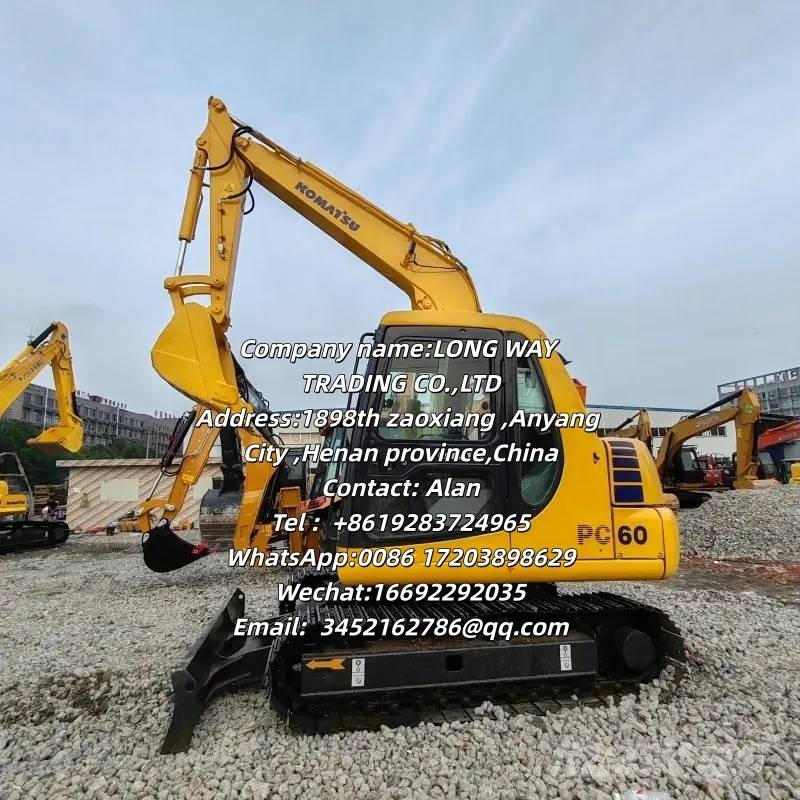 Komatsu PC 60 Mini bagri <7t