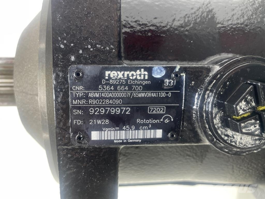 Terex TW110-5364664700-Rexroth A6VM140DA-Drive motor Гідравліка
