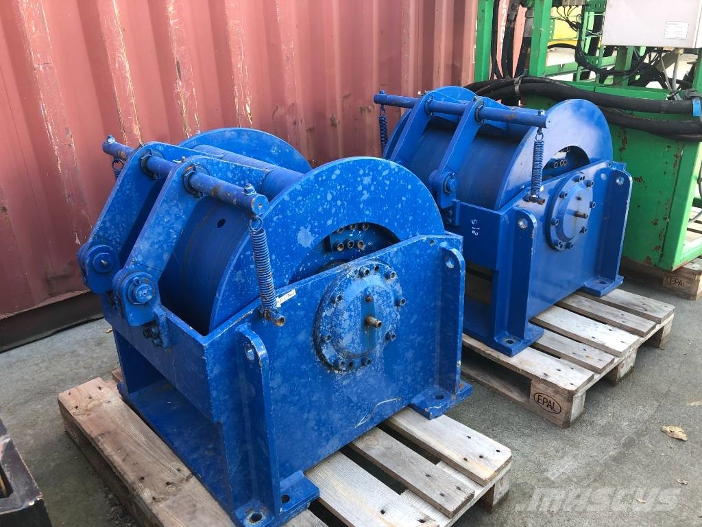 Degra 2x 16 ton hydraulische lier DHW34.54.5-160 Tööpaadid / pargased