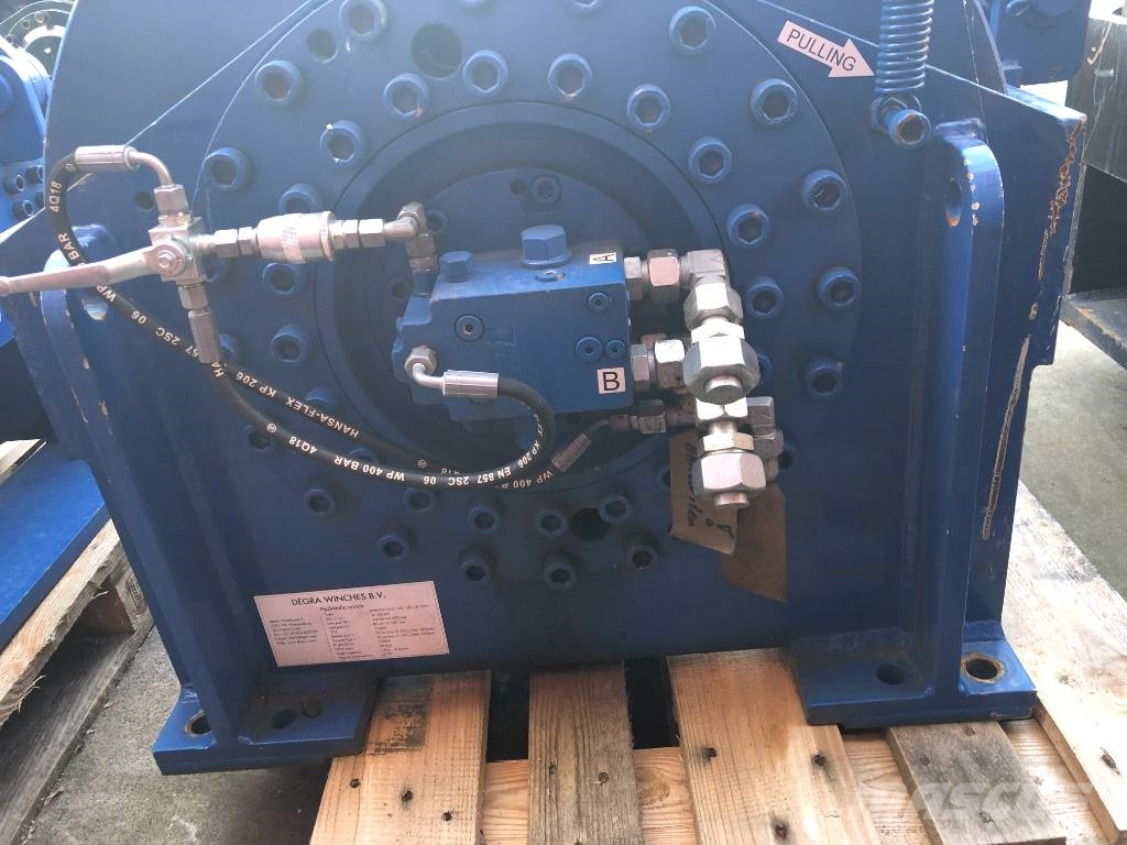 Degra 2x 16 ton hydraulische lier DHW34.54.5-160 Tööpaadid / pargased
