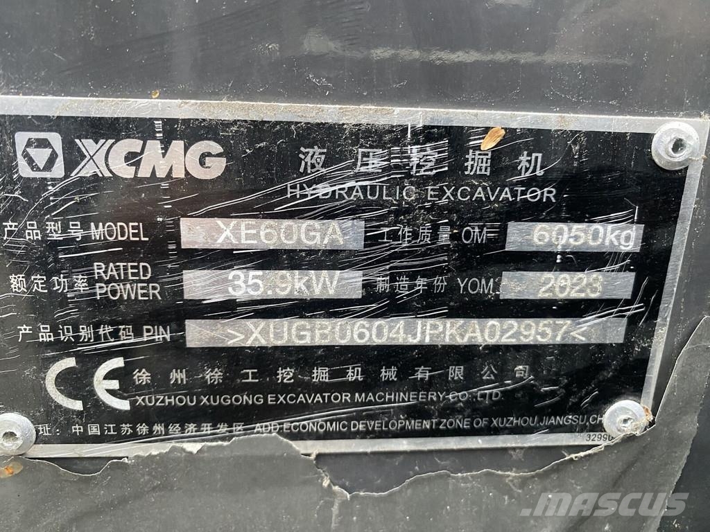Yanmar XE60GA Mini bagri <7t