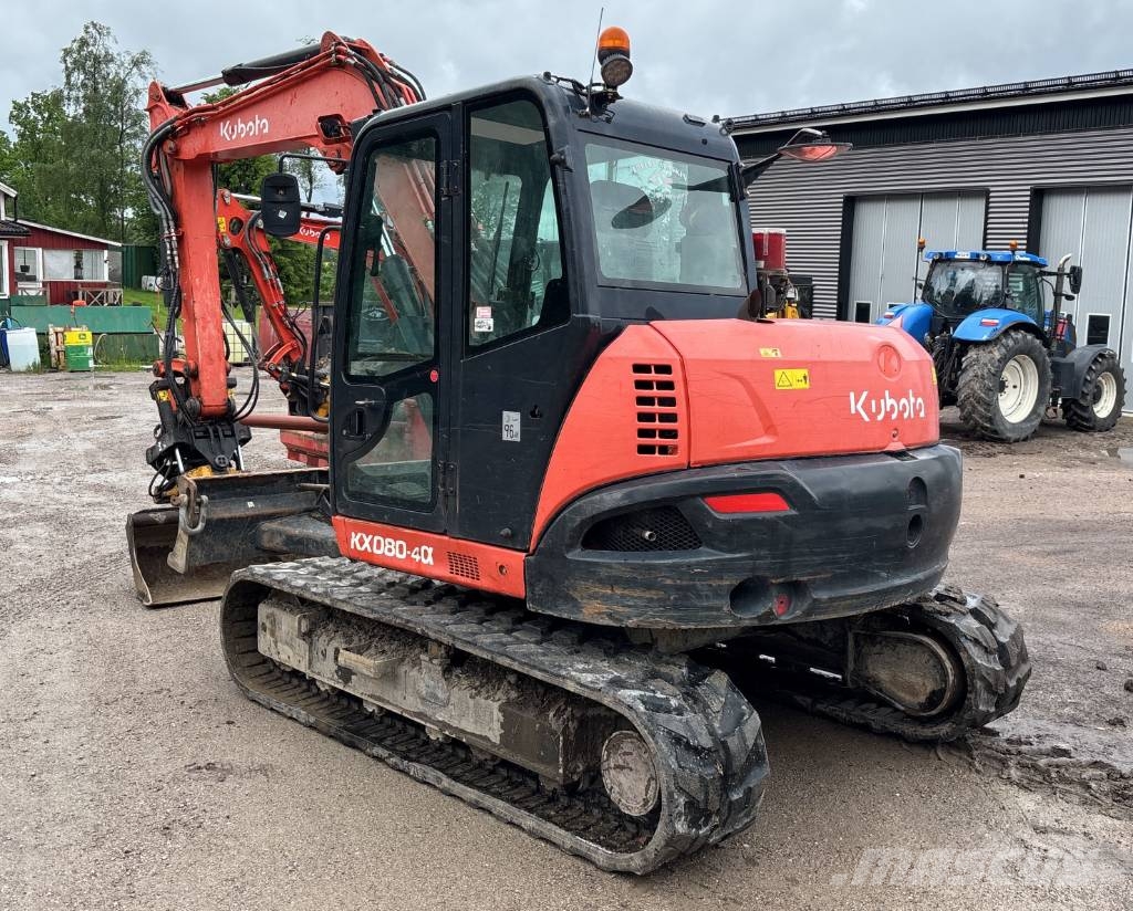 Kubota KX 080 Midigrävmaskiner 7t - 12t