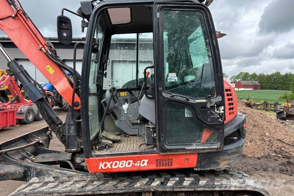 Kubota KX 080 Midigrävmaskiner 7t - 12t