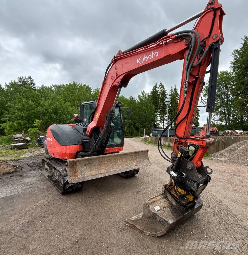 Kubota KX 080 Midigrävmaskiner 7t - 12t