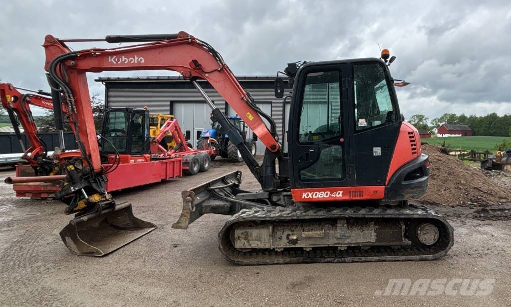 Kubota KX 080 Midigrävmaskiner 7t - 12t