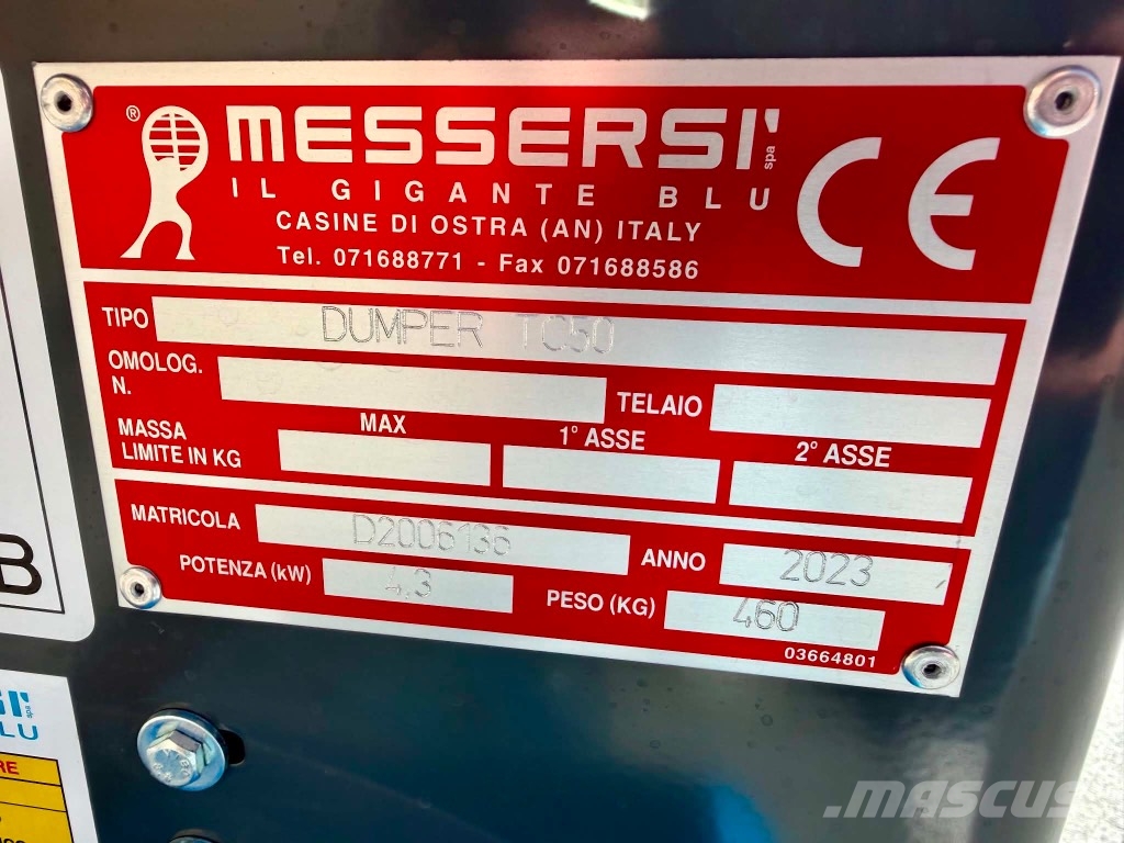 Messersi TC 50 Vehículos compactos de volteo