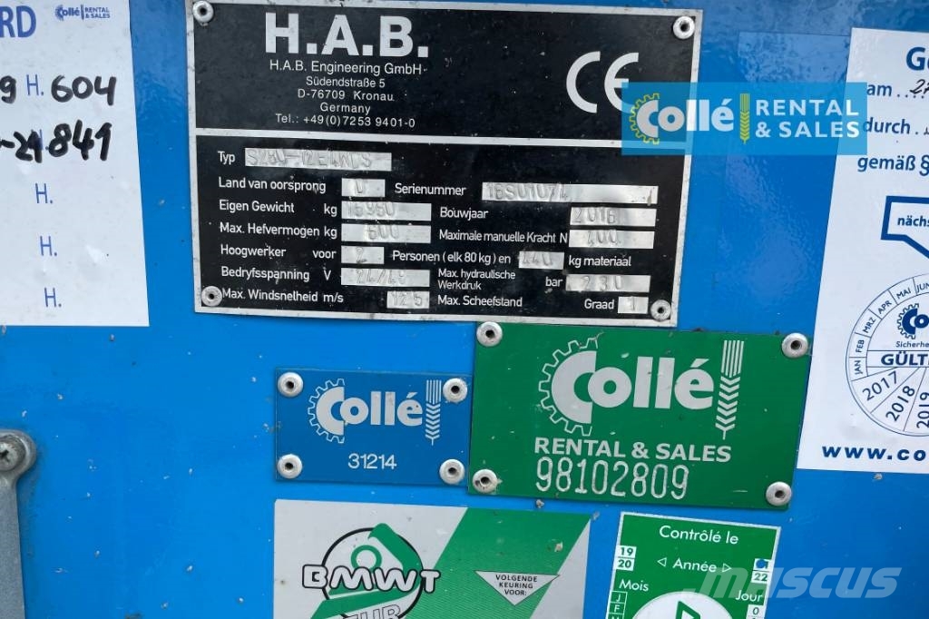 HAB S280-12E4WDS | 2016 剪叉式升降机