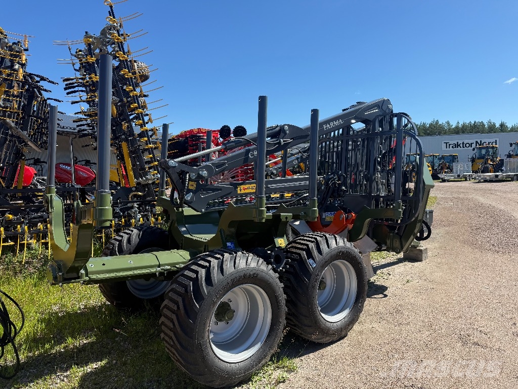 Farma T12 G2 8,5m kran, vinsch, drift, Parker P70 مقطورات تحريج