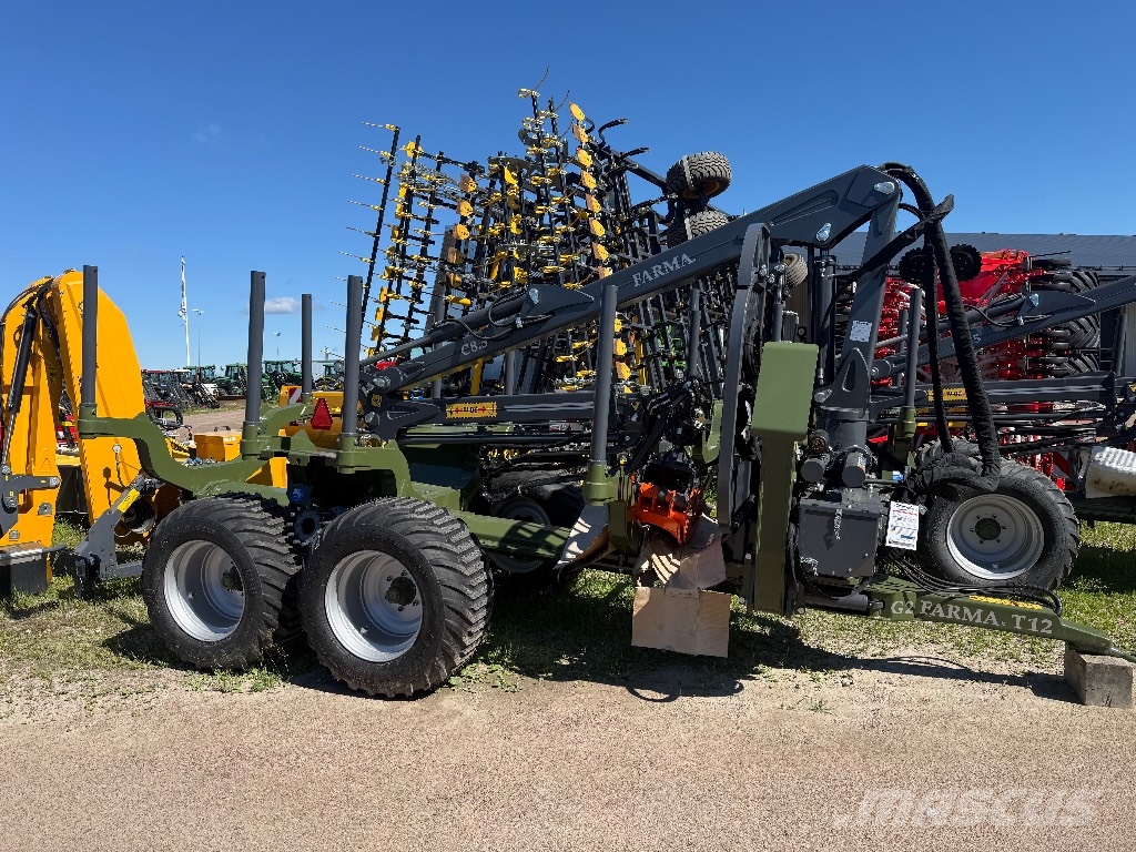 Farma T12 G2 8,5m kran, vinsch, drift, Parker P70 مقطورات تحريج