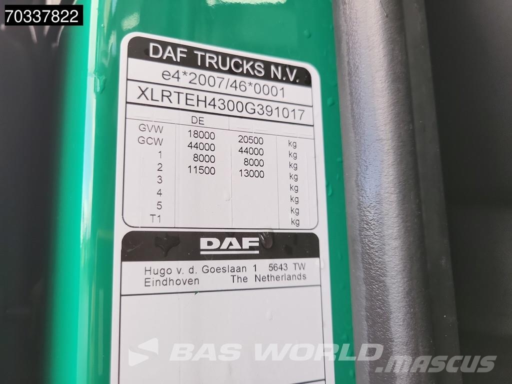 DAF XF 480 4X2 SC APK 04-2027 Retarder Full-Air ACC Тягачі