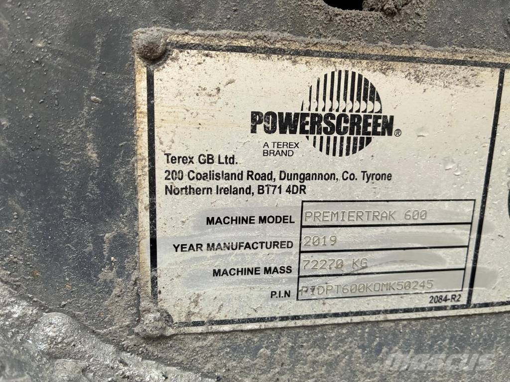 PowerScreen Premiertrak 600 Mobile crushers