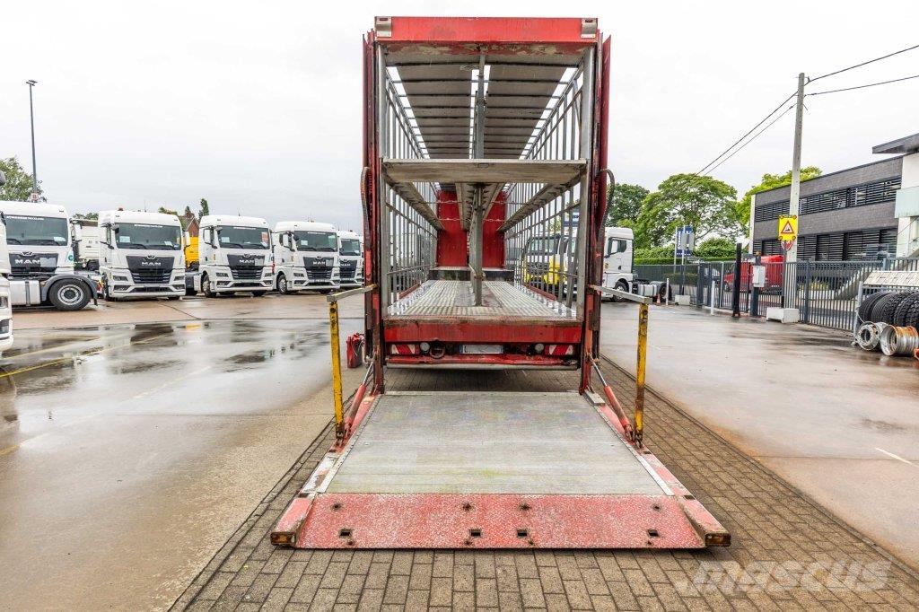 Lecitrailer CUELLO CISNE 3E-RD+DOUBLE ETAGE+DHOLLANDIA 2TON Low loader-semi-trailers