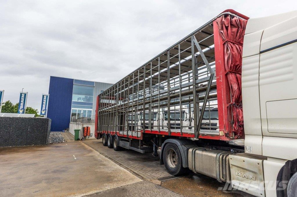 Lecitrailer CUELLO CISNE 3E-RD+DOUBLE ETAGE+DHOLLANDIA 2TON Low loader-semi-trailers