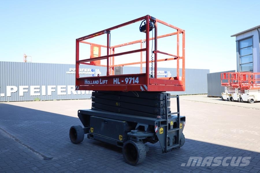 Holland Lift Ecostar HL-9714 Electric, 12m Working Height, 325k Nůžková zvedací plošina
