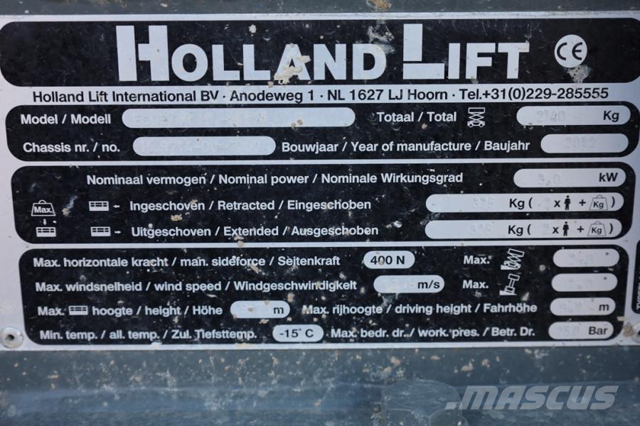 Holland Lift Ecostar HL-9714 Electric, 12m Working Height, 325k Nůžková zvedací plošina