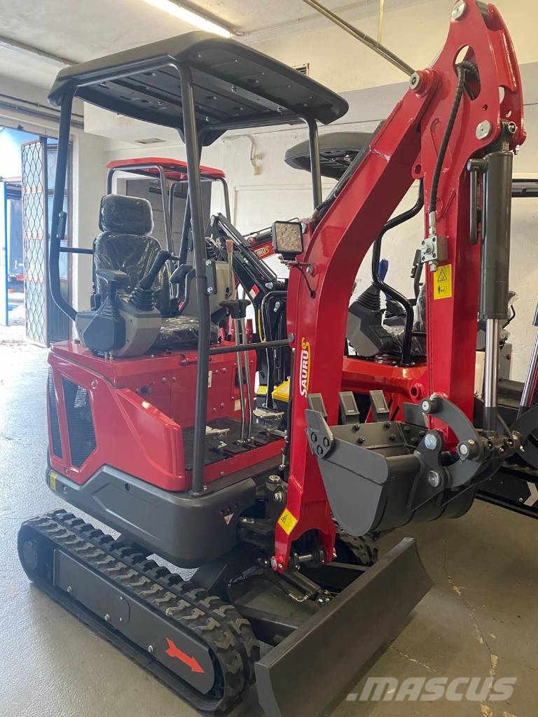  Saurus 1,4t Mini ekskavatoriai < 7 t