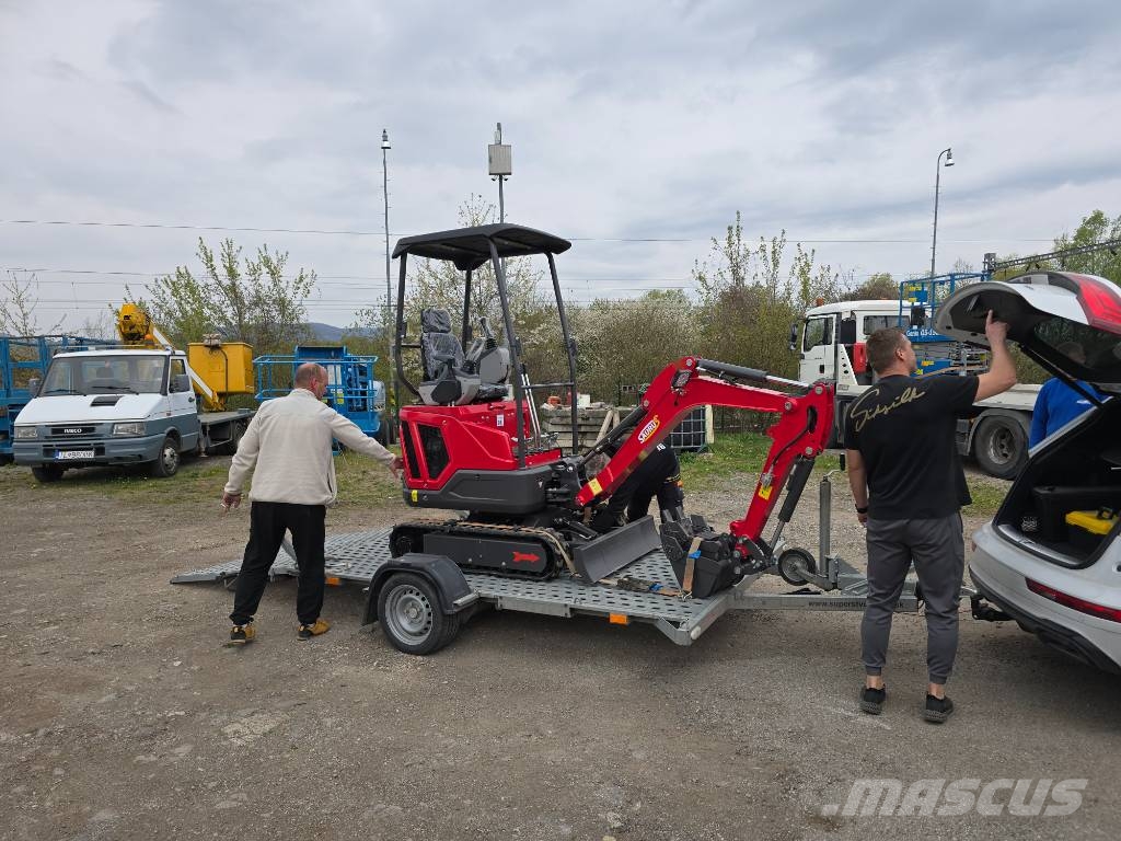  Saurus 1,4t Mini ekskavatoriai < 7 t
