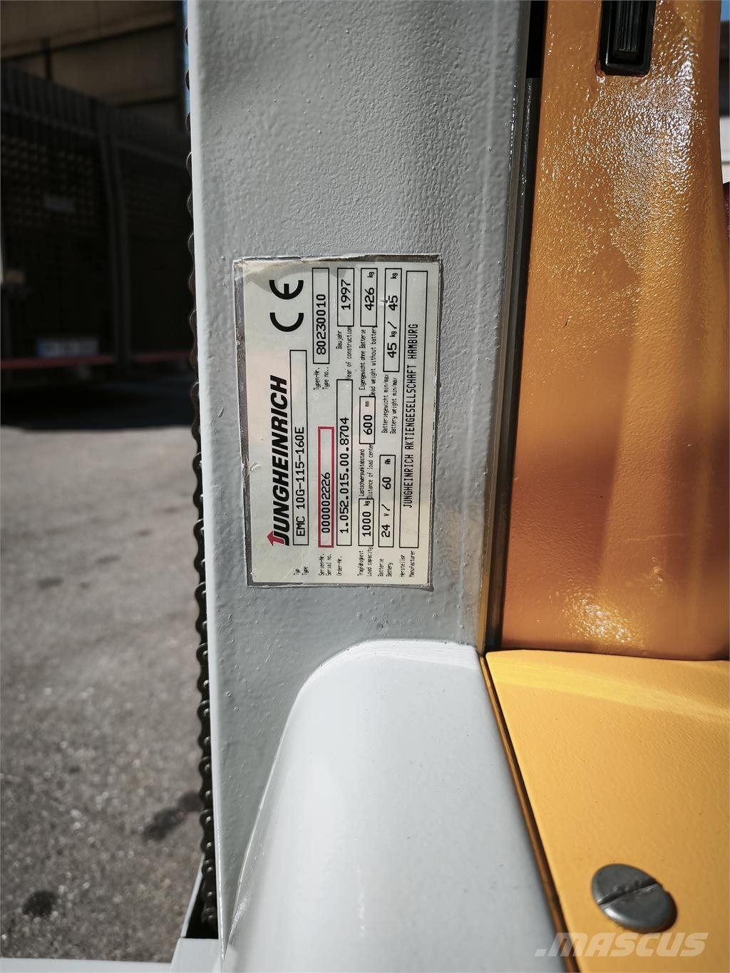 Jungheinrich EMC 10G Zelfrijdende stapelaars