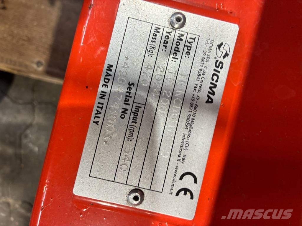 Sicma TE 200 Attrezzature per trattori compatti