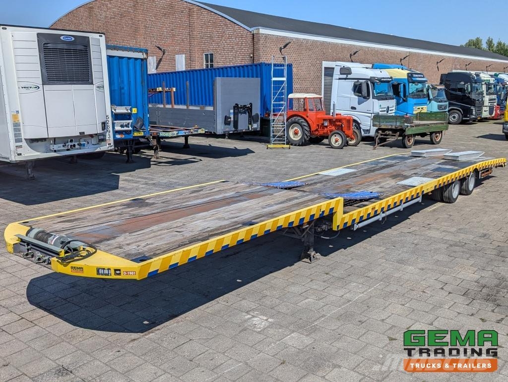 Jumbo T0120 DUE Semi Low Loader - 2-Axles BPW - Extendab Raskeveo poolhaagised