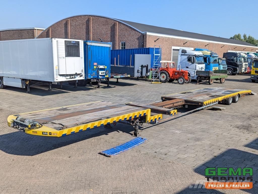 Jumbo T0120 DUE Semi Low Loader - 2-Axles BPW - Extendab Raskeveo poolhaagised
