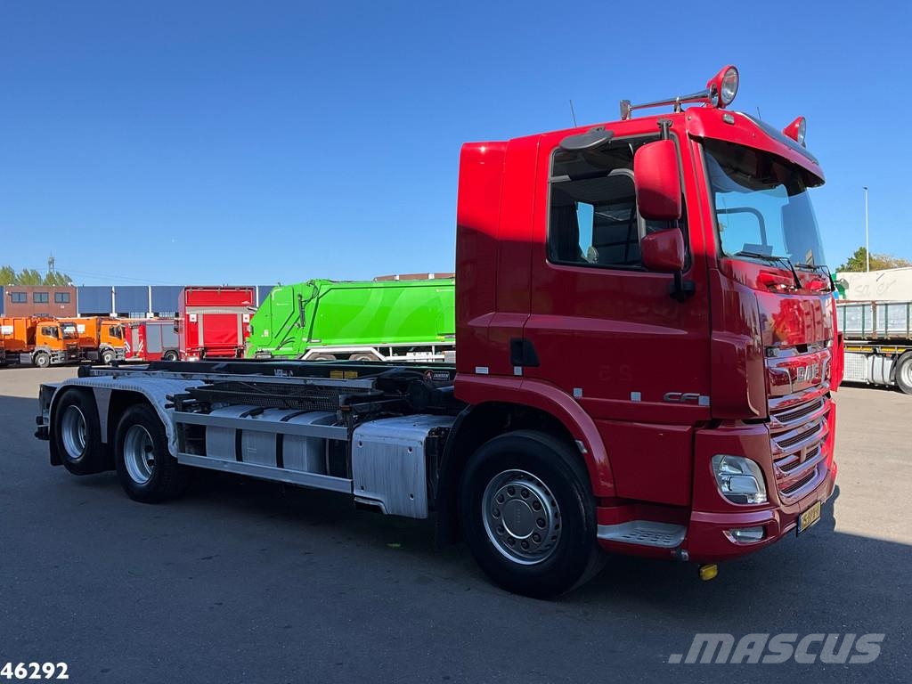 DAF FAS CF 450 Euro 6 VDL 25 Ton kabelsysteem Just 249 Camiones elevadores de gancho