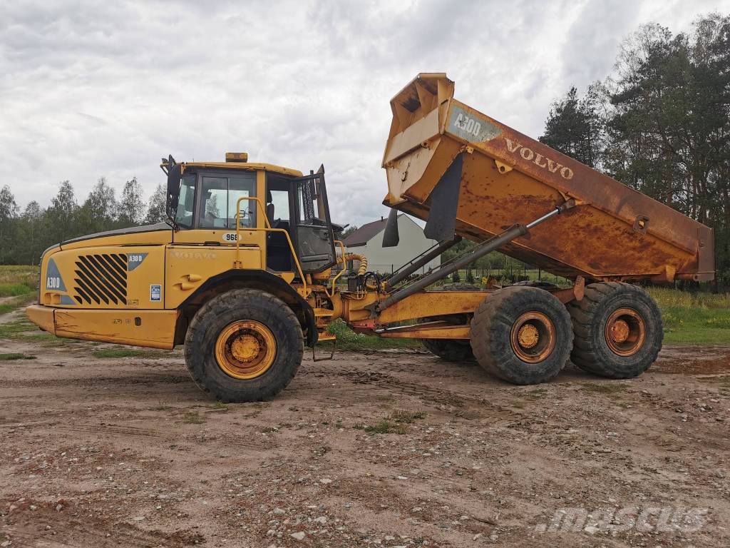 Volvo A 30 D / A30D + tailgate *only 21530 hrs* Articulated Haulers