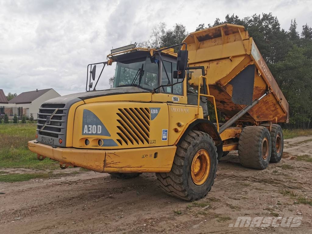 Volvo A 30 D / A30D + tailgate *only 21530 hrs* Articulated Haulers