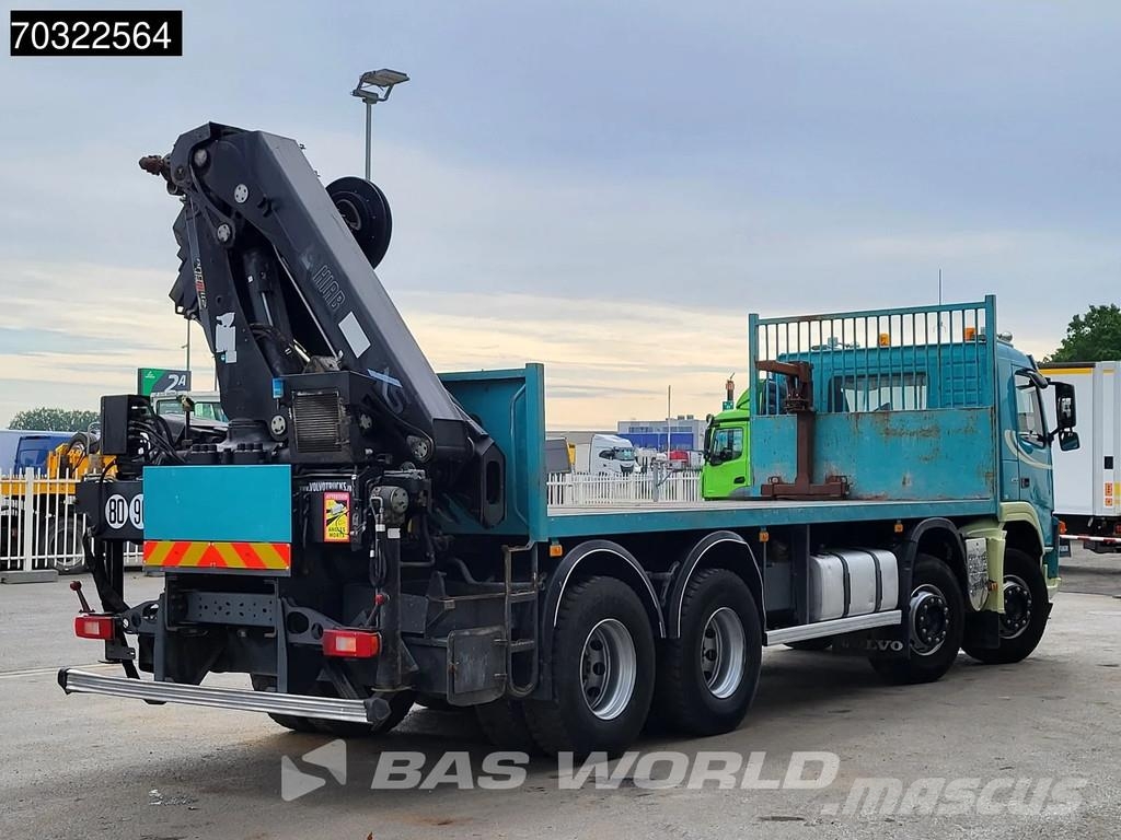 Volvo FM 400 8X4 HIAB 211 EP-5 HIDUO Kran Crane Full Ste Caminhões de mesa/dropside