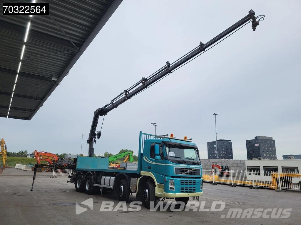 Volvo FM 400 8X4 HIAB 211 EP-5 HIDUO Kran Crane Full Ste Caminhões de mesa/dropside