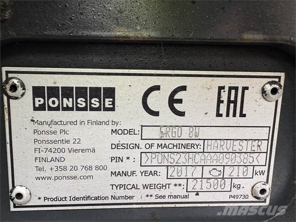 Ponsse Ergo Harvesters
