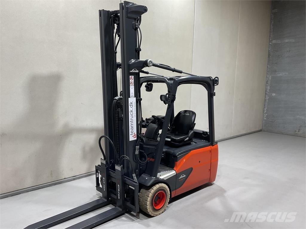 Linde E20-02 شاحنات ذات رافعات شوكية تعمل بالكهرباء