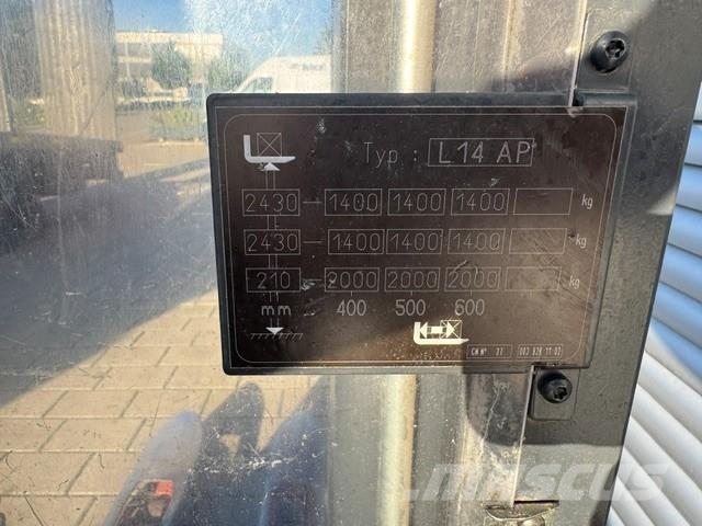 Linde L14 AP --> res. CP 21.09.26! (Verk) Stand-in stackers