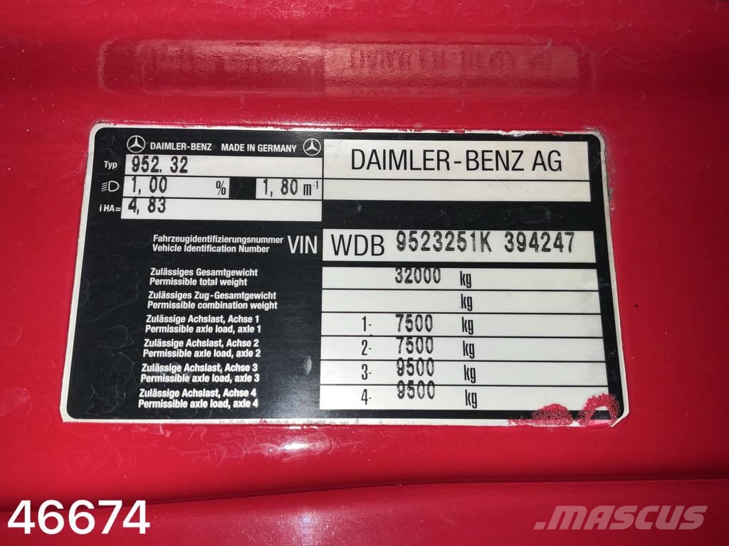 Mercedes-Benz Actros 4148 V8 8x6 Bergingswagen Vehículos de reciclaje