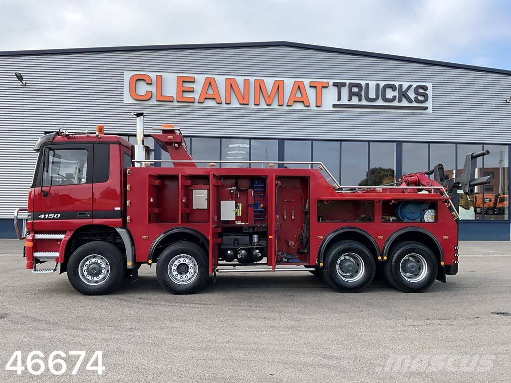 Mercedes-Benz Actros 4148 V8 8x6 Bergingswagen Sleepwagens