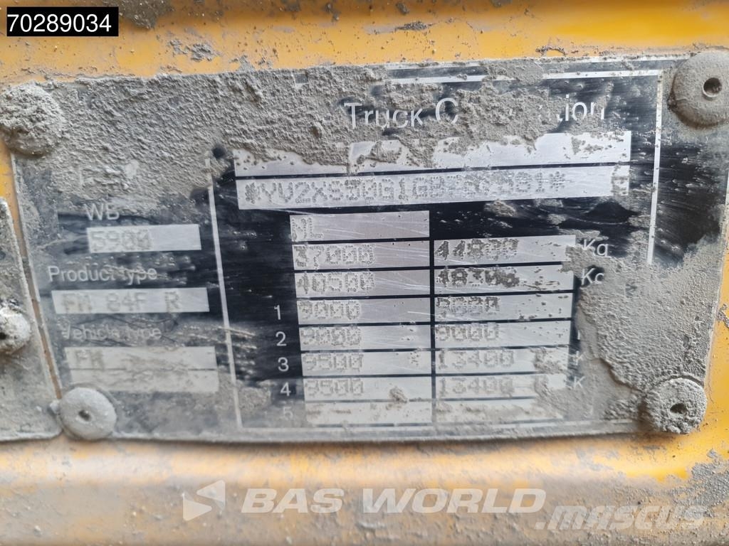 Volvo FMX 520 FMX 8X4 32m3 AJK Pusher Big-Axle Steering- Ostali kamioni
