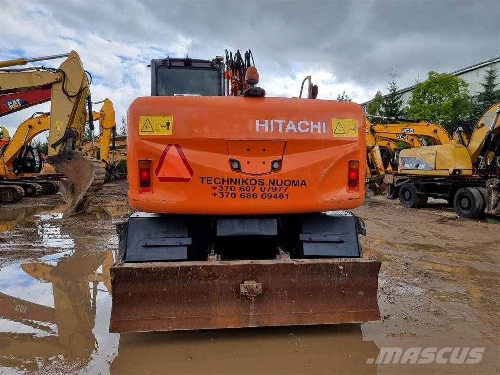 Hitachi ZX 140 W-3, 2010, Lithuania - Used wheeled