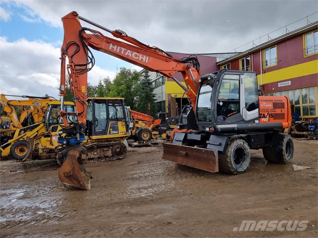 Hitachi ZX 140 W-3 حفارات بعجل