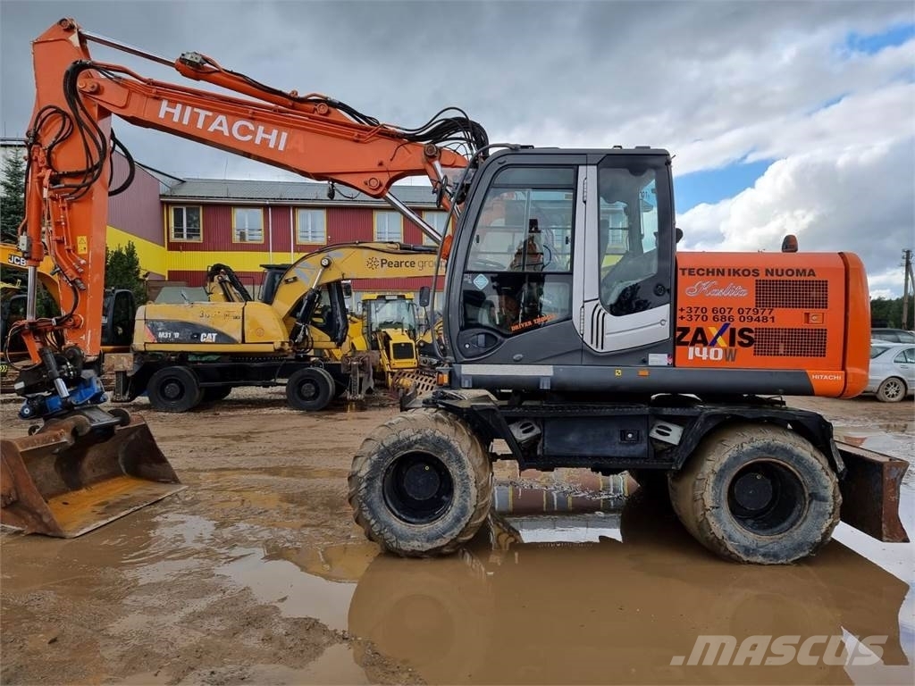 Hitachi ZX 140 W-3, 2010, Lithuania - Used wheeled