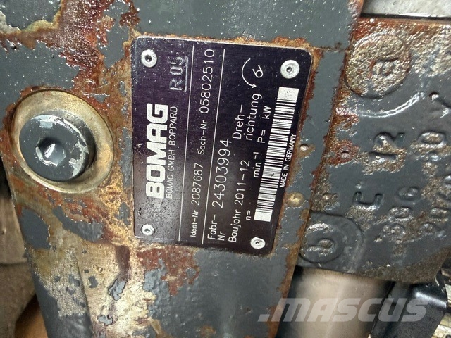 Bomag BC 772 RB used hydraulic pump complet Уплотнители для закладки отходов