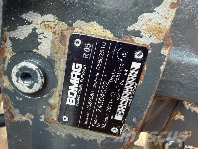 Bomag BC 772 RB used hydraulic pump complet Уплотнители для закладки отходов