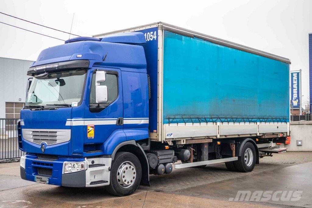 Renault PREMIUM 380 DXI+INTARDER+DHOLLANDIA شاحنات بغطاء جانبي