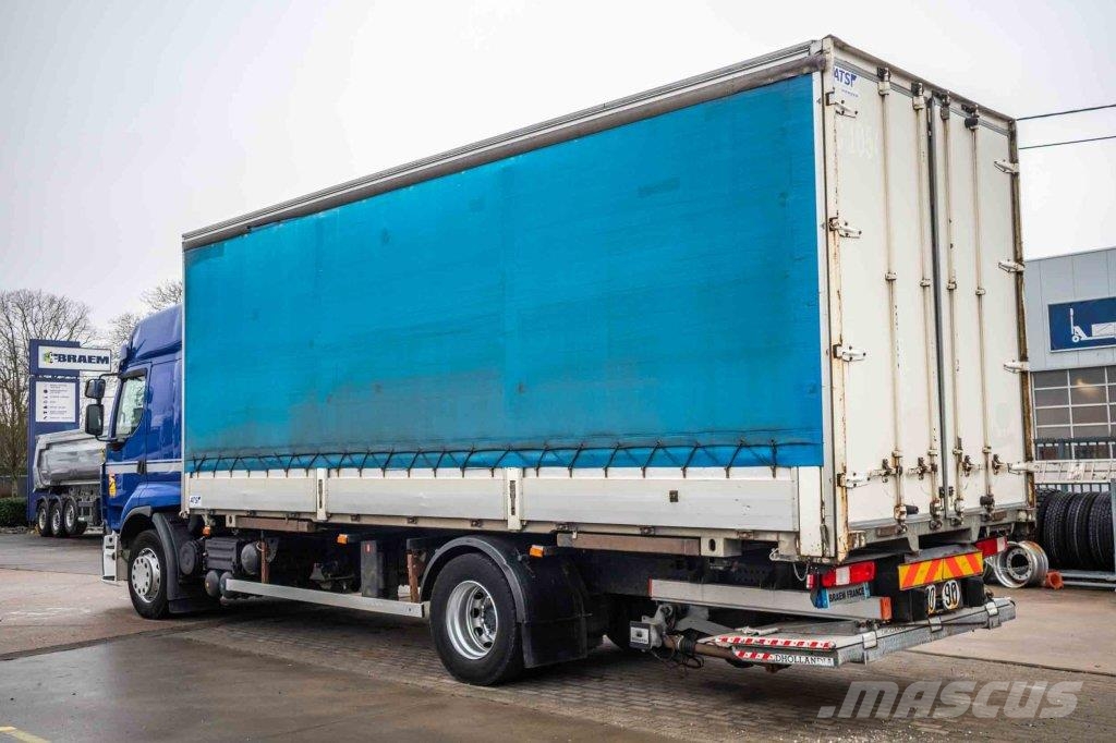Renault PREMIUM 380 DXI+INTARDER+DHOLLANDIA شاحنات بغطاء جانبي