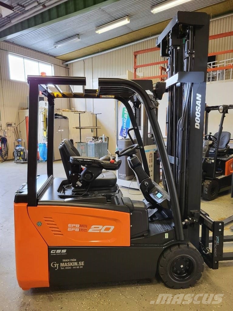 Doosan B20T-7 2000 kg 6000 mm HYRKÖP Ηλεκτρικά περονοφόρα ανυψωτικά κλαρκ