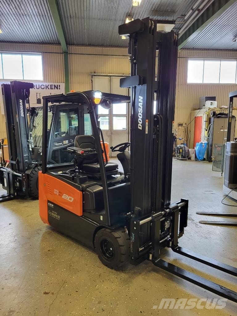 Doosan B20T-7 2000 kg 6000 mm HYRKÖP Ηλεκτρικά περονοφόρα ανυψωτικά κλαρκ