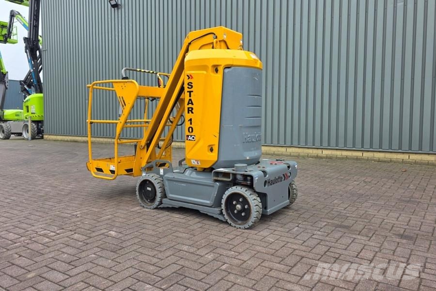 Haulotte STAR 10 Electric, 10m Working Height, 3m Reach, 20 لوادر انزلاقية التوجيه