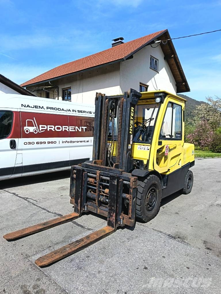 Hyster H5.0FT BOČNI POMIK - POZICIONER - ZAPRTA KABINA Diesel forklifts