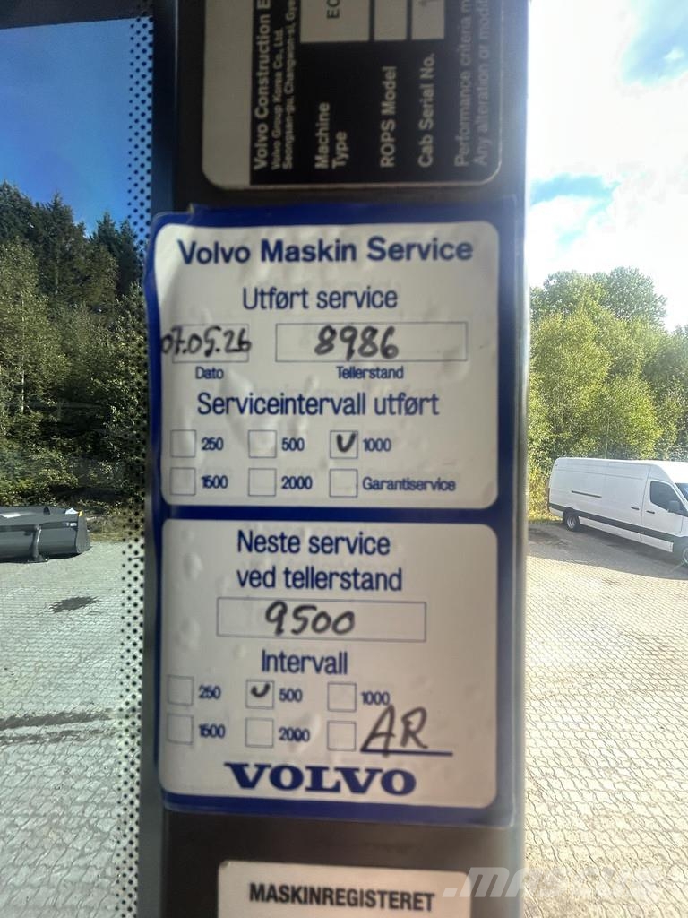 Volvo EWR150E Bageri na kotačima