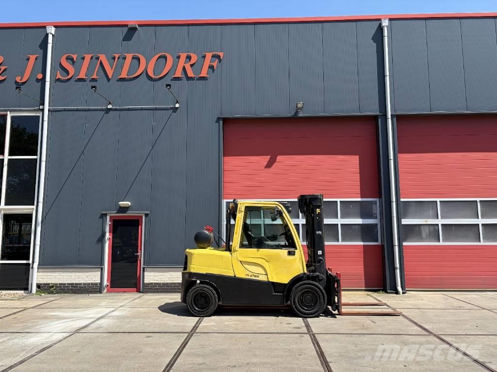 Hyster H 4.50 FT 4500kg LPG TRIPLO sideshift /spreader LPG (dujiniai) krautuvai